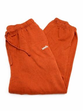 Levi's Rust Orange Drawstring Joggers